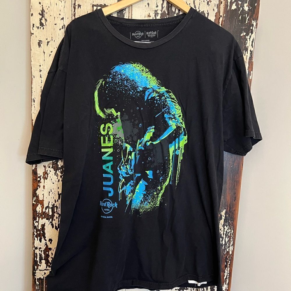 Juanes HardRock  Hotel Artist spotlight mens XXL T-shirt.